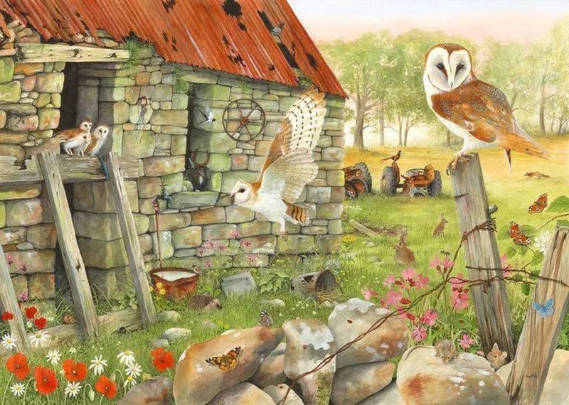 Dawn Flight - 1000 Piece Jigsaw Puzzle fra House of Puzzles, Flerfarvet-udgave – æske