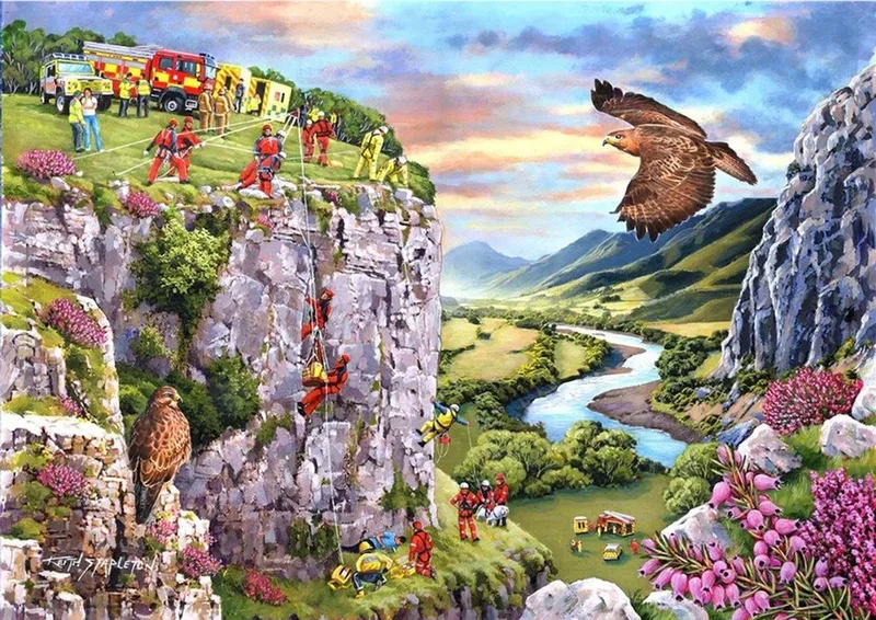 Everyday Heroes Puzzel 1000 Stukjes från House of Puzzles, utgåva Flerfärgad – kartong