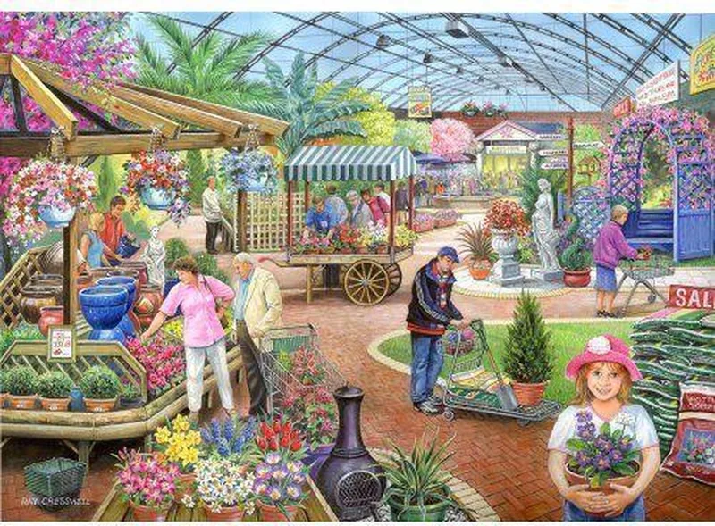 House of Puzzels At The Garden Centre von House of Puzzles, Ausgabe Mehrfarbig – Schachtel