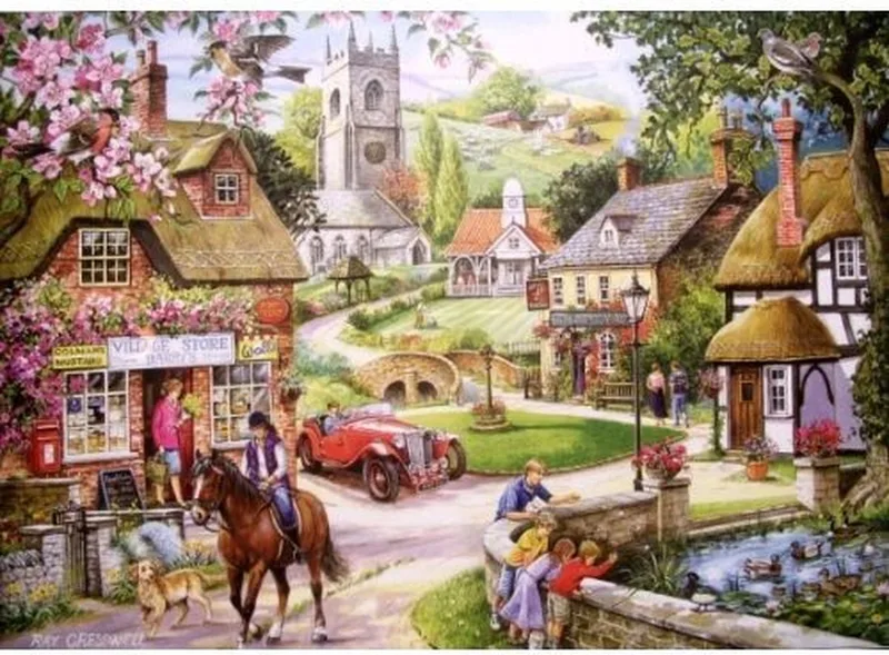 House of Puzzels Feeding The Ducks van House of Puzzles, editie Meerkleurig – doos