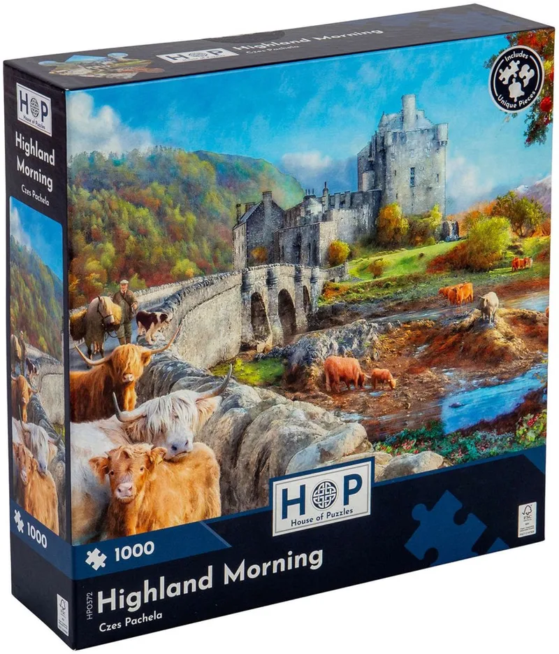 House of Puzzels Highland Morning van House of Puzzles, editie Meerkleurig – doos