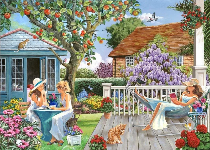 Ladies of Leisure Puzzel 250 XL stukjes fra House of Puzzles, Flerfarvet-udgave – æske