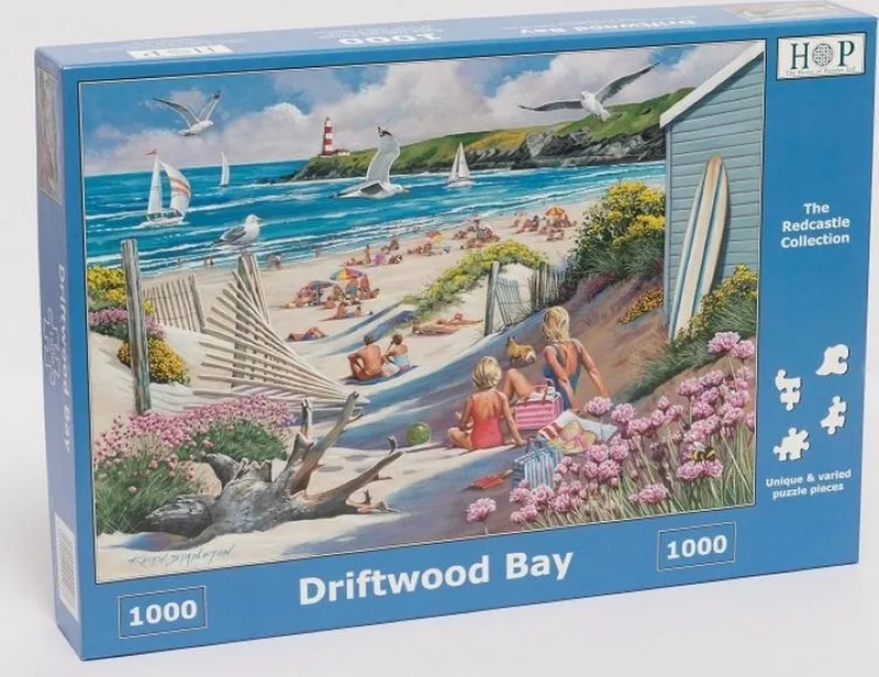 Legpuzzel - 1000 stukjes - Driftwood Bay - House of Puzzels fra House of Puzzles, Flerfarvet-udgave – æske