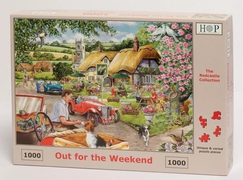 Legpuzzel - 1000 stukjes - Out For The Weekend - House of Puzzels von House of Puzzles, Ausgabe Mehrfarbig – Schachtel