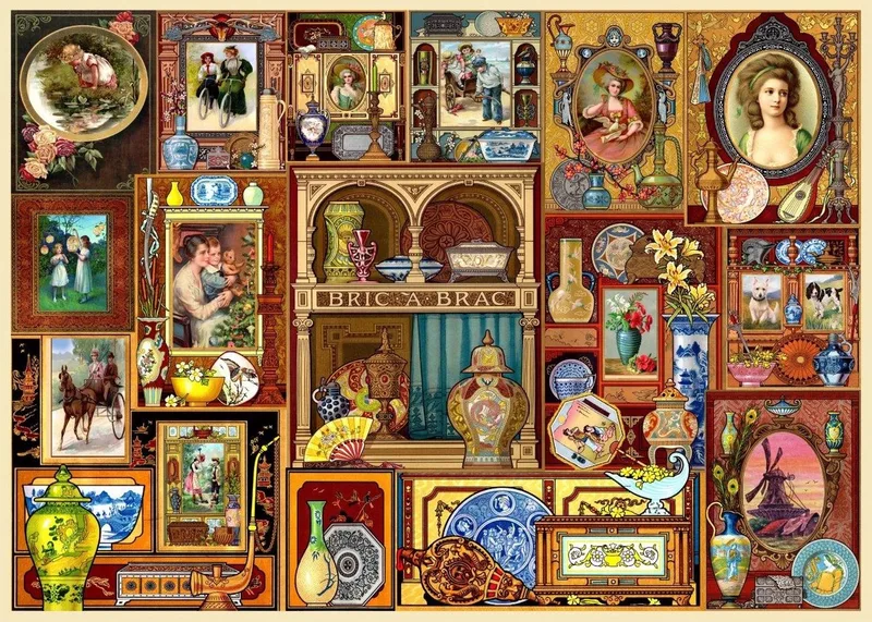 Legpuzzel - 250 XXL stukjes - Bric-aBrac -The House of Puzzles de House of Puzzles, édition Multicolore – boîte