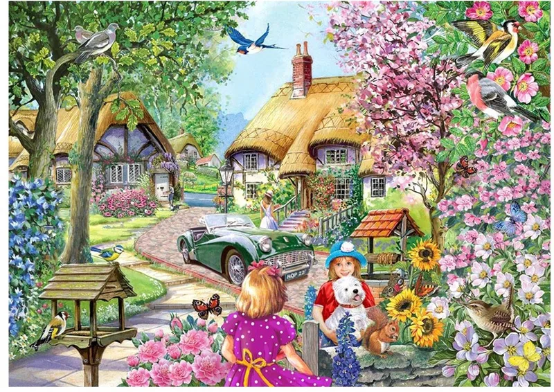 legpuzzel Best Friends 500 XL stukjes karton. fra House of Puzzles, Flerfarvet-udgave – æske