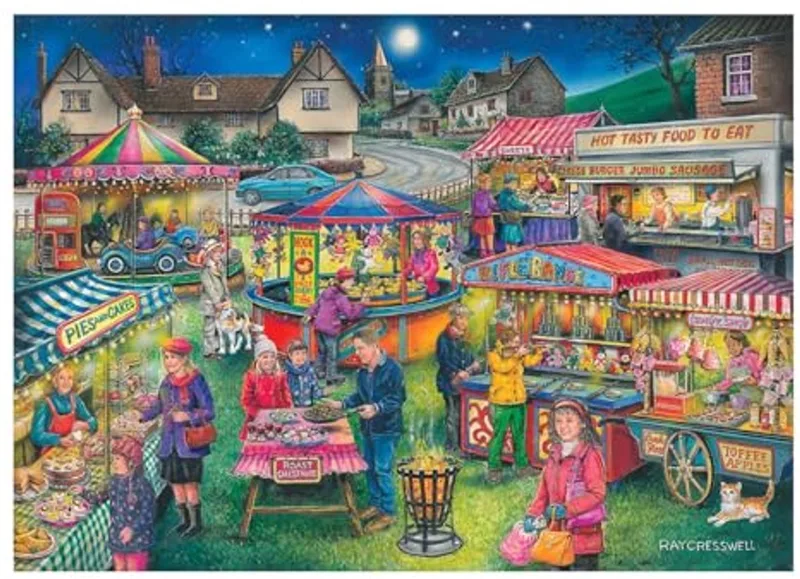 legpuzzel dorpsfeest XXL 500 stukjes volwassenen. de House of Puzzles, édition Multicolore – boîte