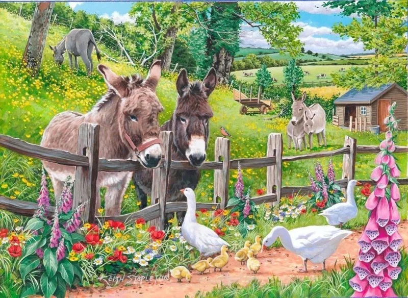 legpuzzel Jack & Jenny 250 XL stukjes dieren. fra House of Puzzles, Flerfarvet-udgave – æske