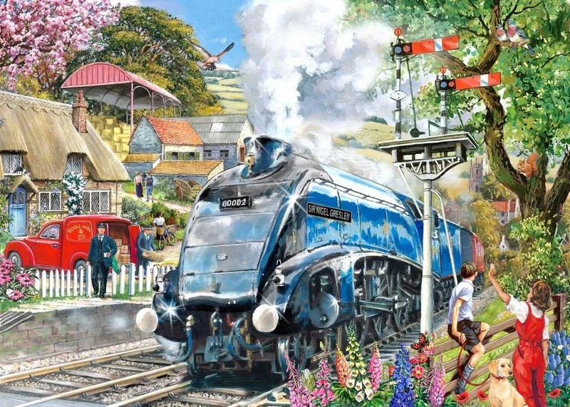 legpuzzel Knight Train 500 XL stukjes multicolor. from House of Puzzles, Multicolour edition – box