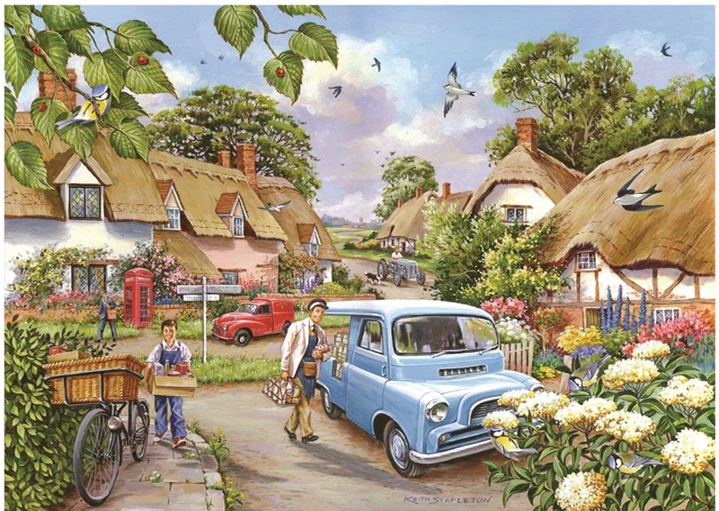legpuzzel Morning Fresh 500 XL stukjes puzzel. van House of Puzzles, editie Meerkleurig – doos