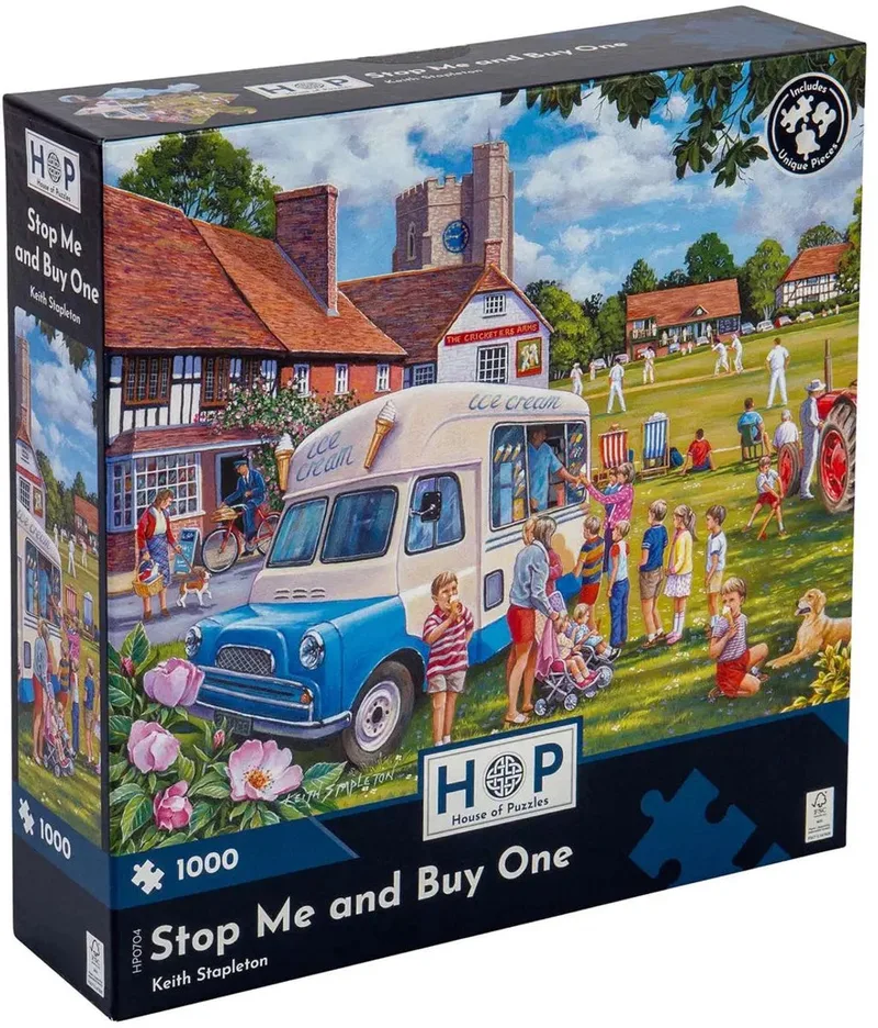 legpuzzel Stop Me and Buy One - 1000 stukjes puzzel. from House of Puzzles, Multicolour edition – box