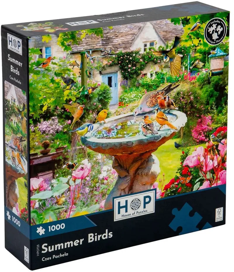legpuzzel Summer Birds - 1000 stukjes puzzel volwassenen. von House of Puzzles, Ausgabe Mehrfarbig – Schachtel