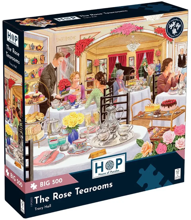 legpuzzel The Rose Tearooms 500 XL stukjes rustiek. from House of Puzzles, Multicolour edition – box