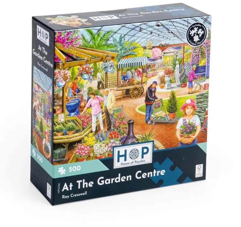 legpuzzel tuincentrum 500 stukjes puzzel. from House of Puzzles, Multicolour edition – box