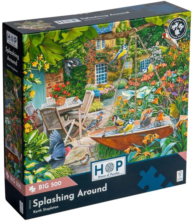 legpuzzel XXL - 500 stukjes - Planschen - extra grote puzzelstukken. from House of Puzzles, Multicolour edition – box