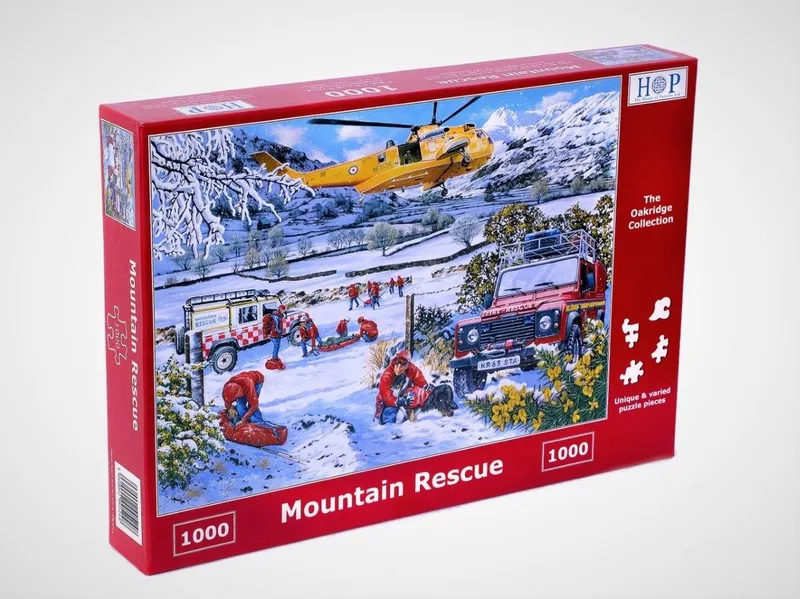 Mountain Rescue Puzzel 1000 Stukjes von House of Puzzles, Ausgabe Mehrfarbig – Schachtel