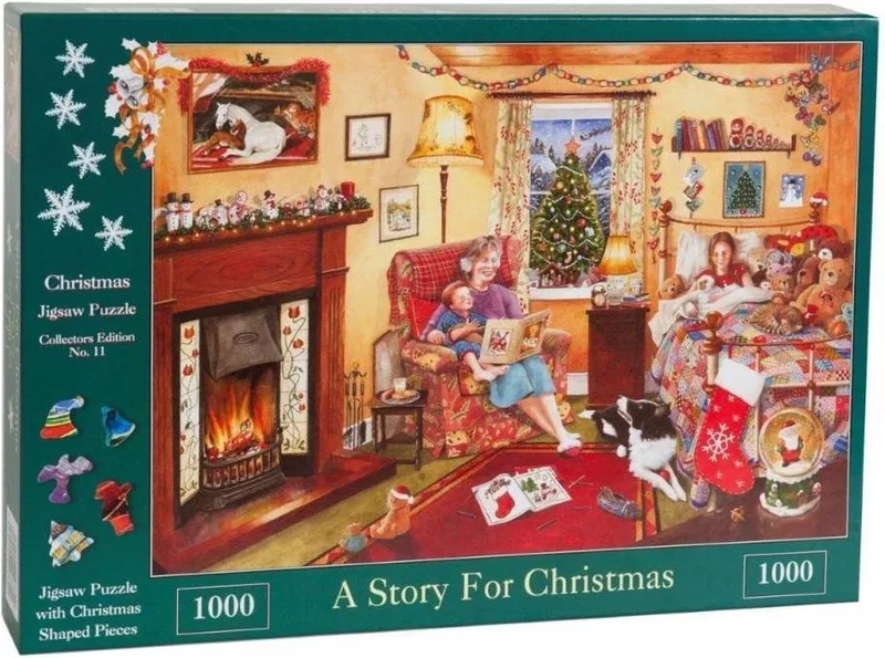 No.11 - A Story For Christmas Puzzel 1000 Stukjes fra House of Puzzles, Flerfarvet-udgave – æske