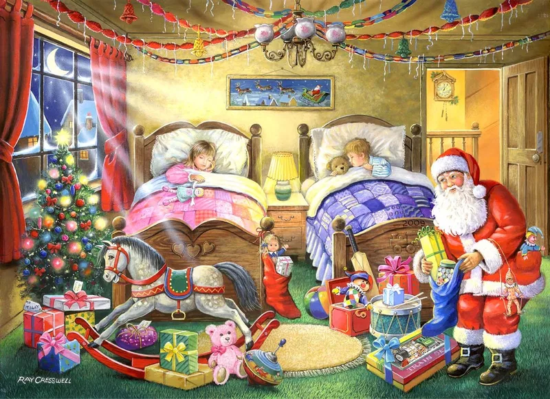 No.4 - Christmas Dreams - 1000 Piece Jigsaw Puzzle von House of Puzzles, Ausgabe Mehrfarbig – Schachtel