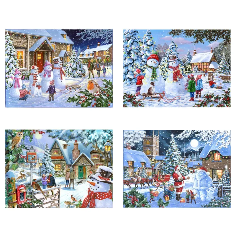 Puzzle 4 Puzzles - Let It Snow - 500 à 999 pièces from House of Puzzles – box