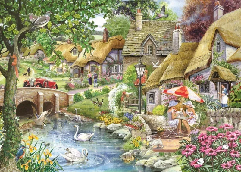 Puzzle Café Du Matin - 1000 pièces from House of Puzzles – box