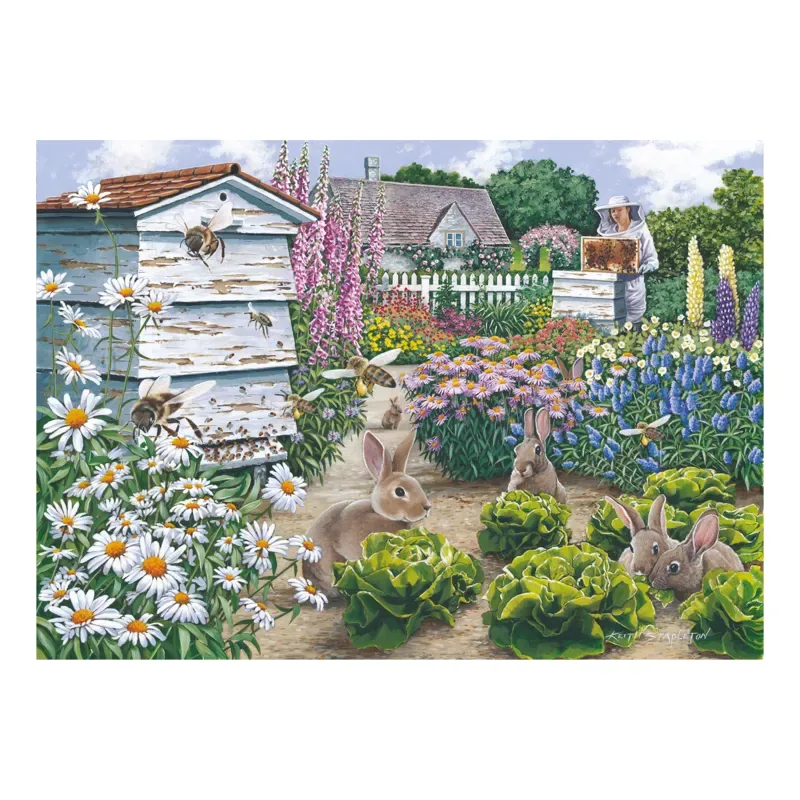 Puzzle Lapins et Abeilles de House of Puzzles – boîte