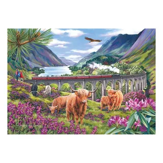 Puzzle Mini Puzzle - Glenfinnan Ladies - 150 à 199 pièces de House of Puzzles – boîte 2 sur 2