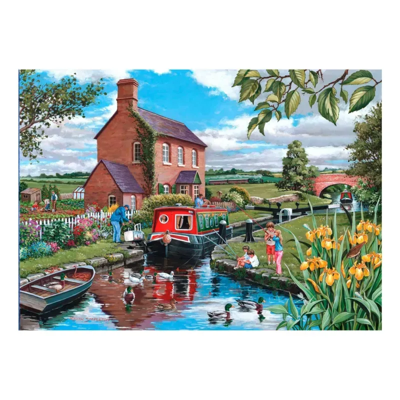 Puzzle Mini Puzzle - Keeper's Cottage - 150 à 199 pièces van House of Puzzles – doos 2 van 2