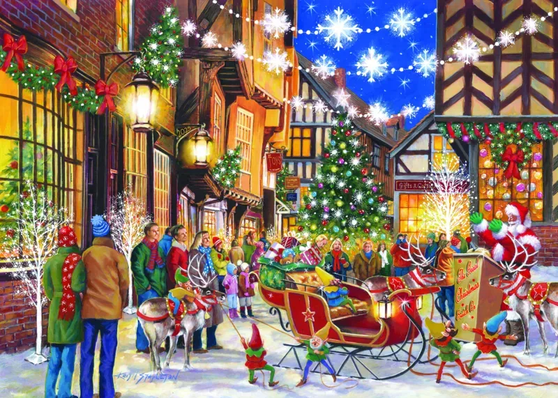 Puzzle No.20 - Santa Switch On - 500 à 999 pièces van House of Puzzles – doos