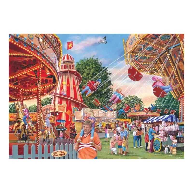 Puzzle No. 28 - Fun at the Fair - 1000 pièces fra House of Puzzles – æske