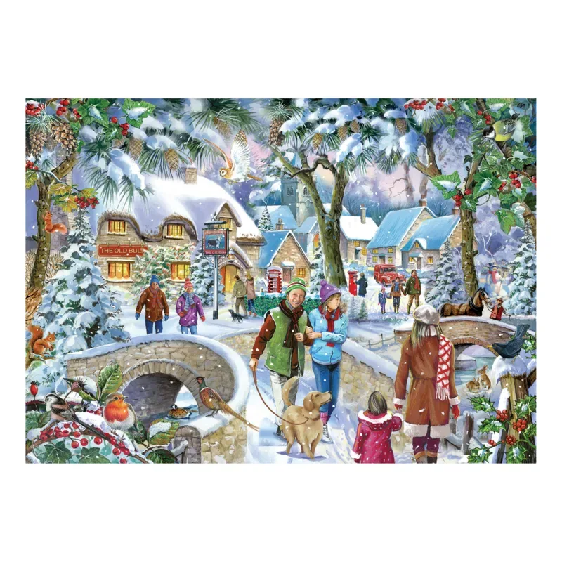 Puzzle No.30 Winter Break FTD - 1000 pièces de House of Puzzles – boîte