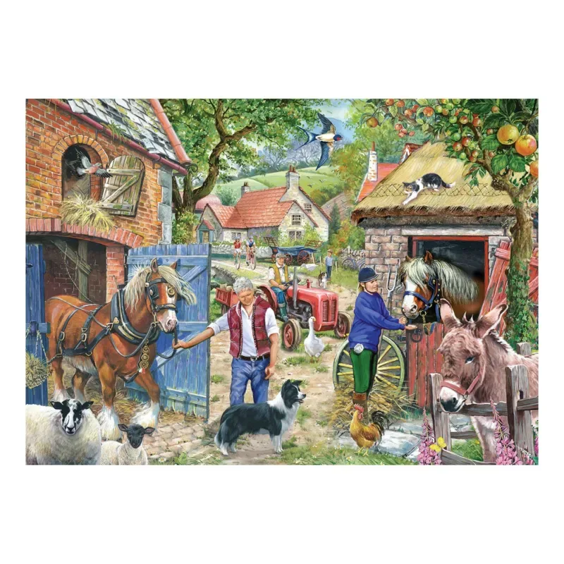 Puzzle Pièces XXL - Appletree Lane - 500 à 999 pièces van House of Puzzles – doos