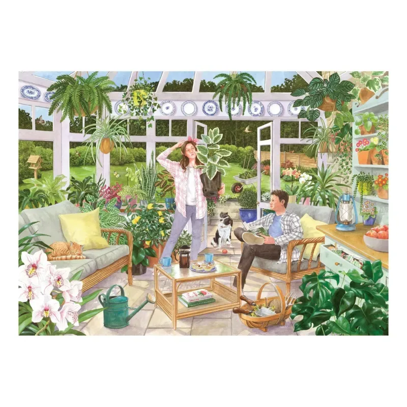 Puzzle Pièces XXL - House Plant Heaven - 500 à 999 pièces van House of Puzzles – doos