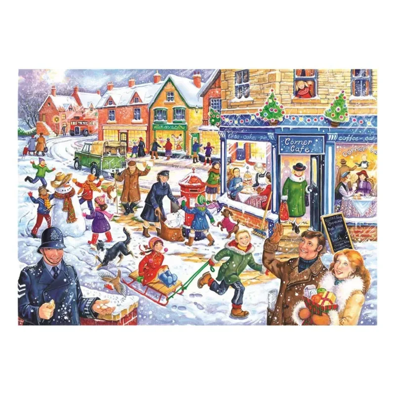 Puzzle Pièces XXL - Out In The Snow - 200 à 499 pièces van House of Puzzles – doos