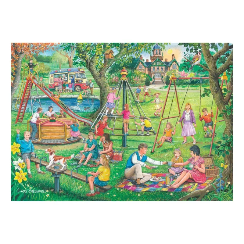 Puzzle Pièces XXL - Park & Rides - 200 à 499 pièces van House of Puzzles – doos