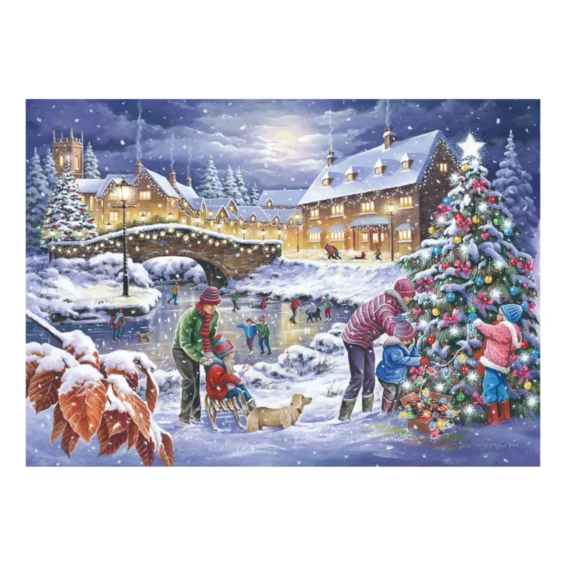 Puzzle Pièces XXL - Twinkling Lights - 200 à 499 pièces van House of Puzzles – doos