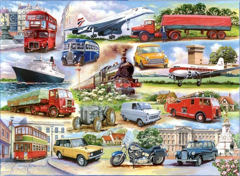 Saltburn Golden Oldies van House of Puzzles, editie Meerkleurig – doos