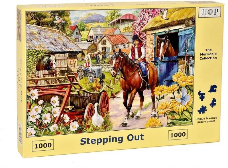 Stepping Out - 1000 Piece Jigsaw Puzzle. van House of Puzzles, editie Meerkleurig – doos