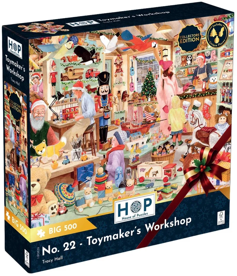 The House of Puzzles DUE JUL No. 22 - Toymaker's Workshop BIG 500 Puzzle. from House of Puzzles, Multicolour edition – box