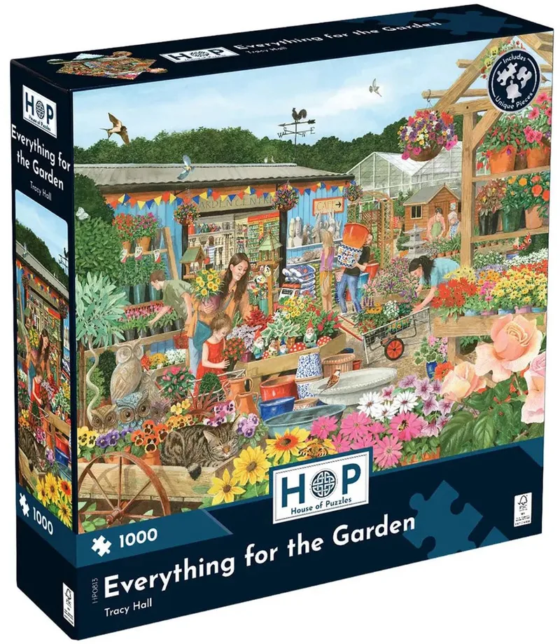 The House of Puzzles DUE JUN Everything for the Garden 1000 Piece Puzzle. från House of Puzzles, utgåva Flerfärgad – kartong