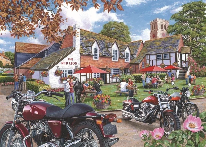The House of Puzzles - Easy Riders - 1000 stukjes de House of Puzzles, édition Multicolore – boîte