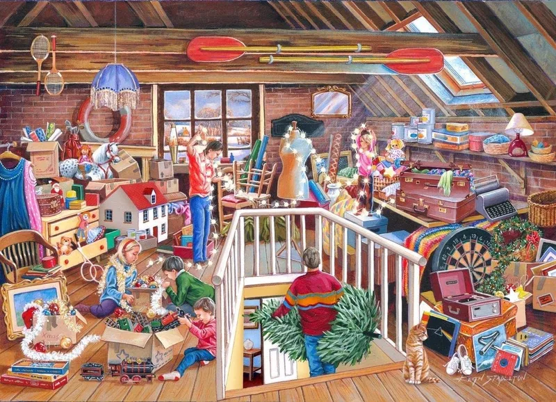 The House of Puzzles No. 22 - Hunt the baubles from House of Puzzles, Multicolour edition – box