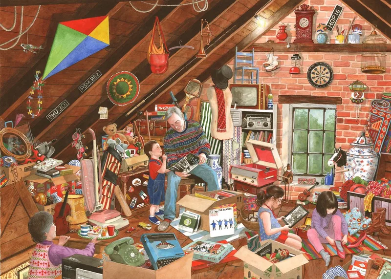 What's That Grandpa - 1000 Piece Jigsaw Puzzle. van House of Puzzles, editie Meerkleurig – doos