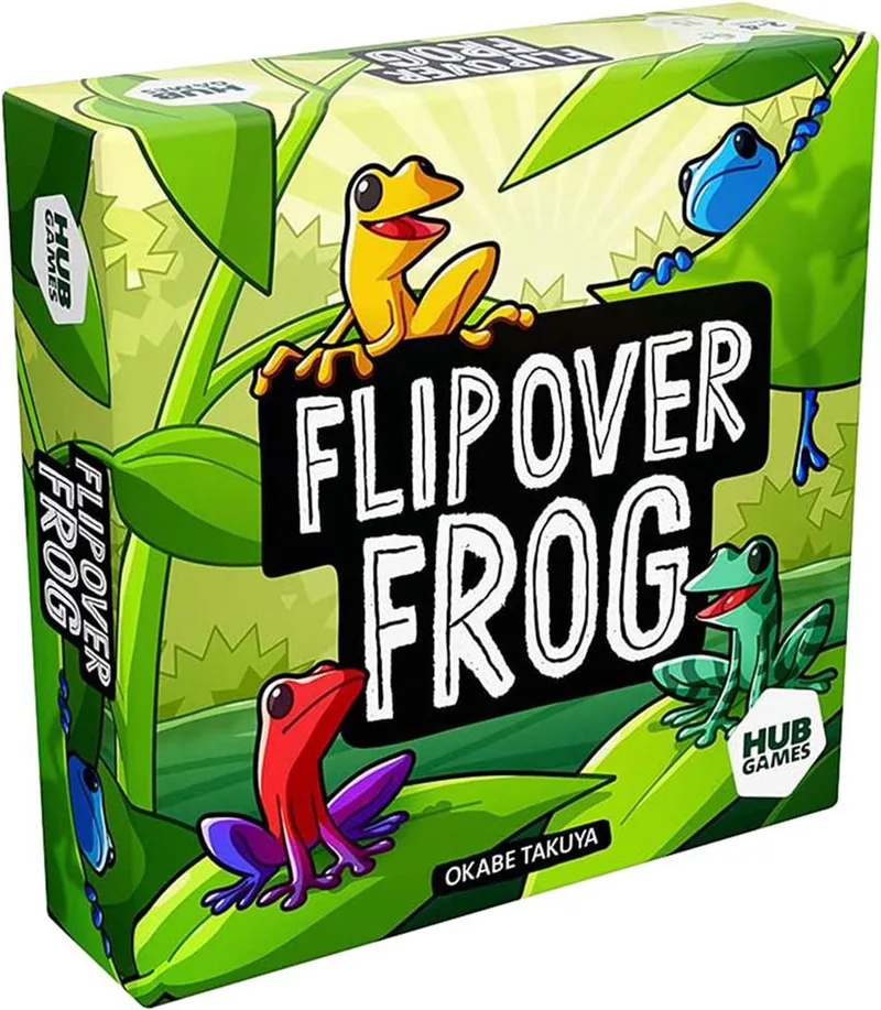 Flip Over Frog - Bordspel - Engelstalig van Hub Games – doos
