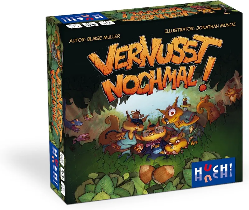 Merkloos Geheugenspel: Grote Notenjacht - Strategie & Plezier from HUCH! – box