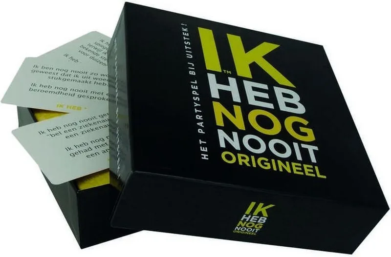 Ik heb nog nooit... gezelschapsspel - kaartspel voor volwassenen from Hygge Games – box