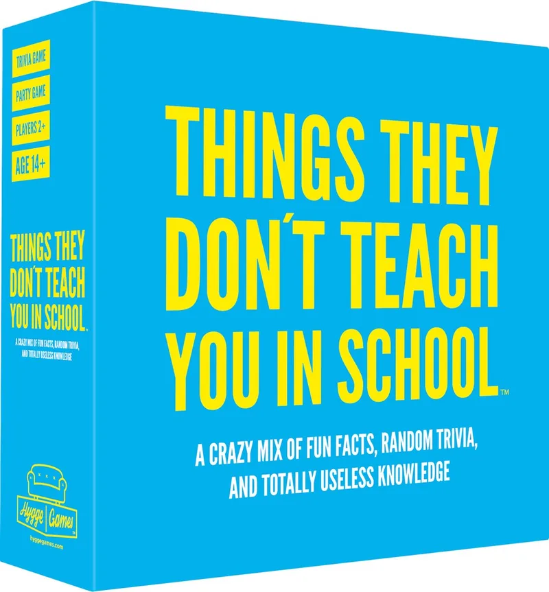 Partyspel - Things They Don't Teach You In School de Hygge Games – boîte