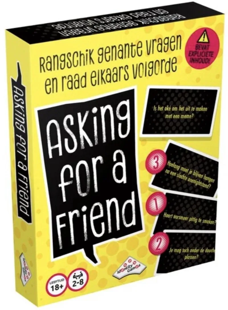 Asking for a Friend - Kaartspel de Identity Games – boîte