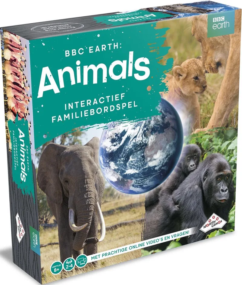 BBC Earth: Animals dierenquiz bordspel from Identity Games – box