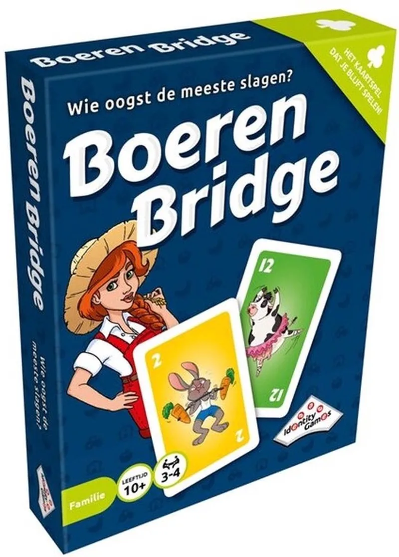 Boerenbridge - Kaartspel - Wie voorspelt de meeste slagen? fra Identity Games – æske