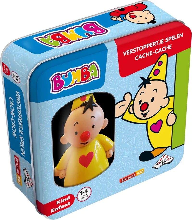 Bumba Verstoppertje spelen - Baby- en kleuterspelletje - Met sprekende Bumba fra Identity Games – æske